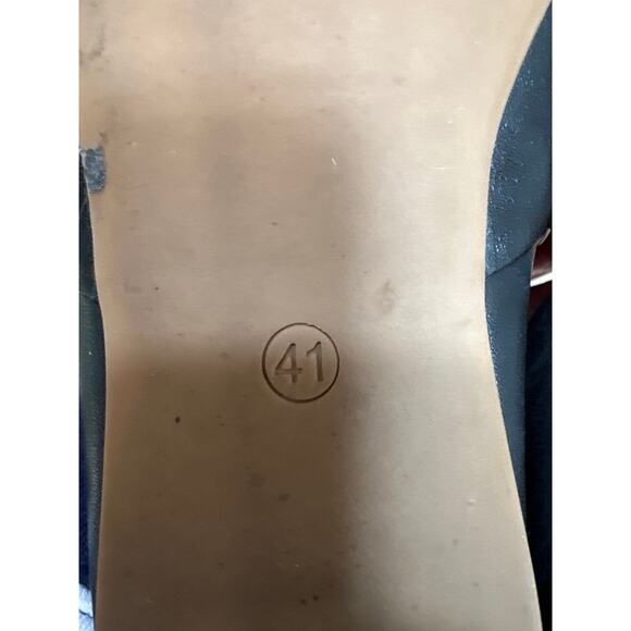 Miz Mooz NYC Kimmy Black Leather Flats Size 41/ US 9.5-10 - Picture 7 of 7